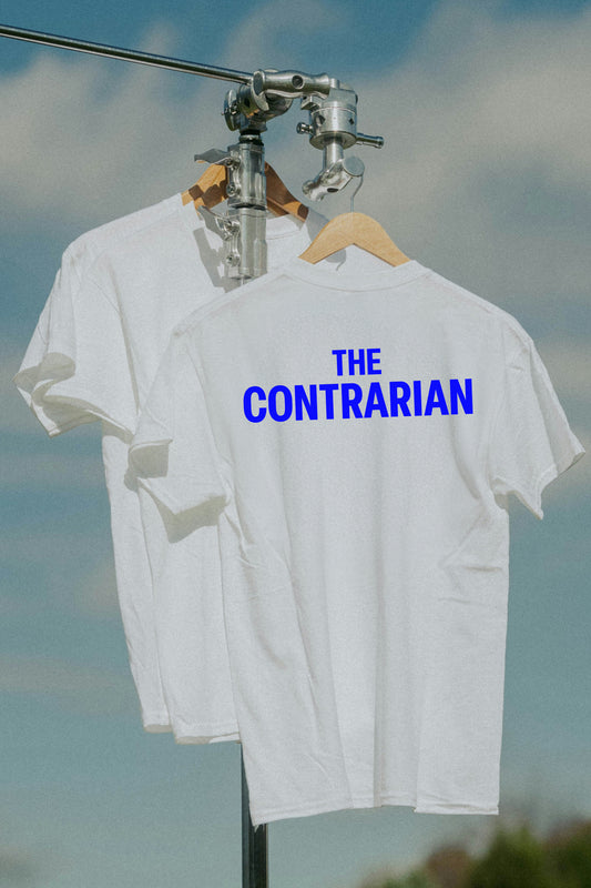 Classic Contrarian White Tee