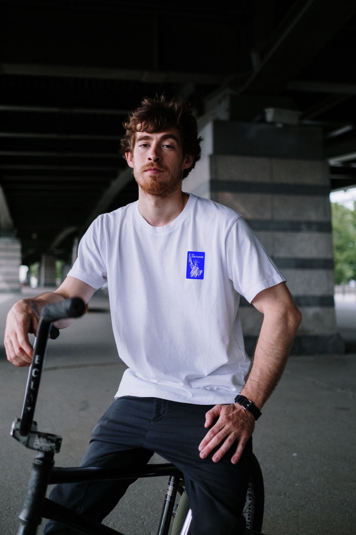 Classic Contrarian White Tee