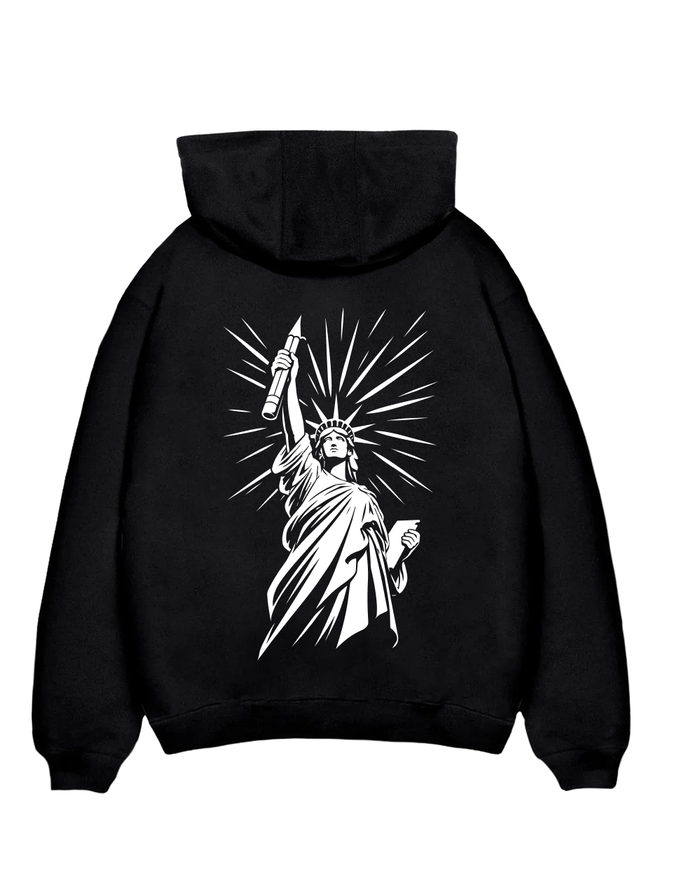 Black Contrarian Hoodie