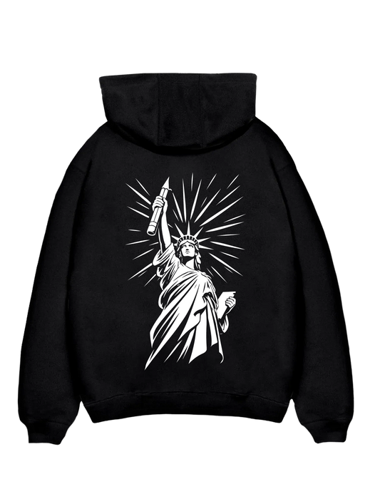 Black Contrarian Hoodie