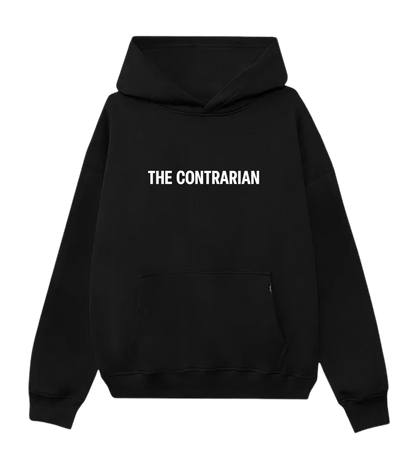 Black Contrarian Hoodie