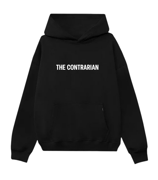 Black Contrarian Hoodie